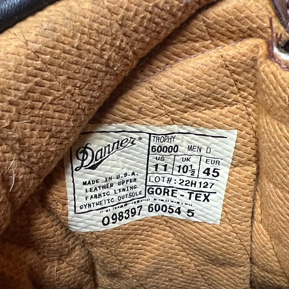 90s Danner Trophy 60000 Boots 11 D Leather Portland Oregon USA